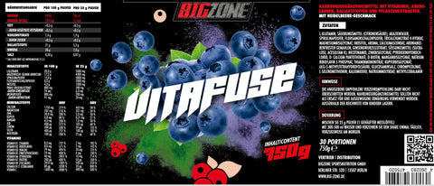 Big Zone Vitafuse 750g Dose